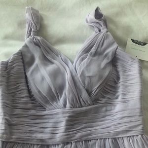 Donna Morgan Light Purple Silky Lined Dress